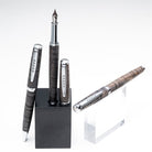 Tom Hessin Edinburgh Collection Stockbridge Stone Fountain Pen With Chrome Trim & Stainless Steel Fine Nib