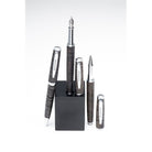 Tom Hessin Edinburgh Collection Stockbridge Stone Fountain Pen With Chrome Trim & Stainless Steel Fine Nib