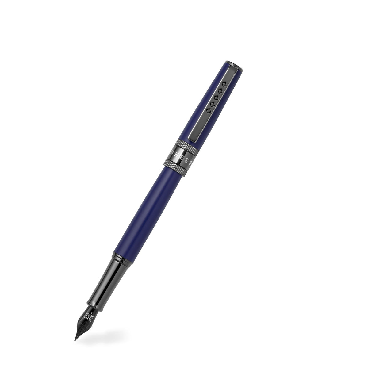 Tom Hessin Rebel Collection Oxford Blue Medium Fountain Pen & Ballpoint Pen Set