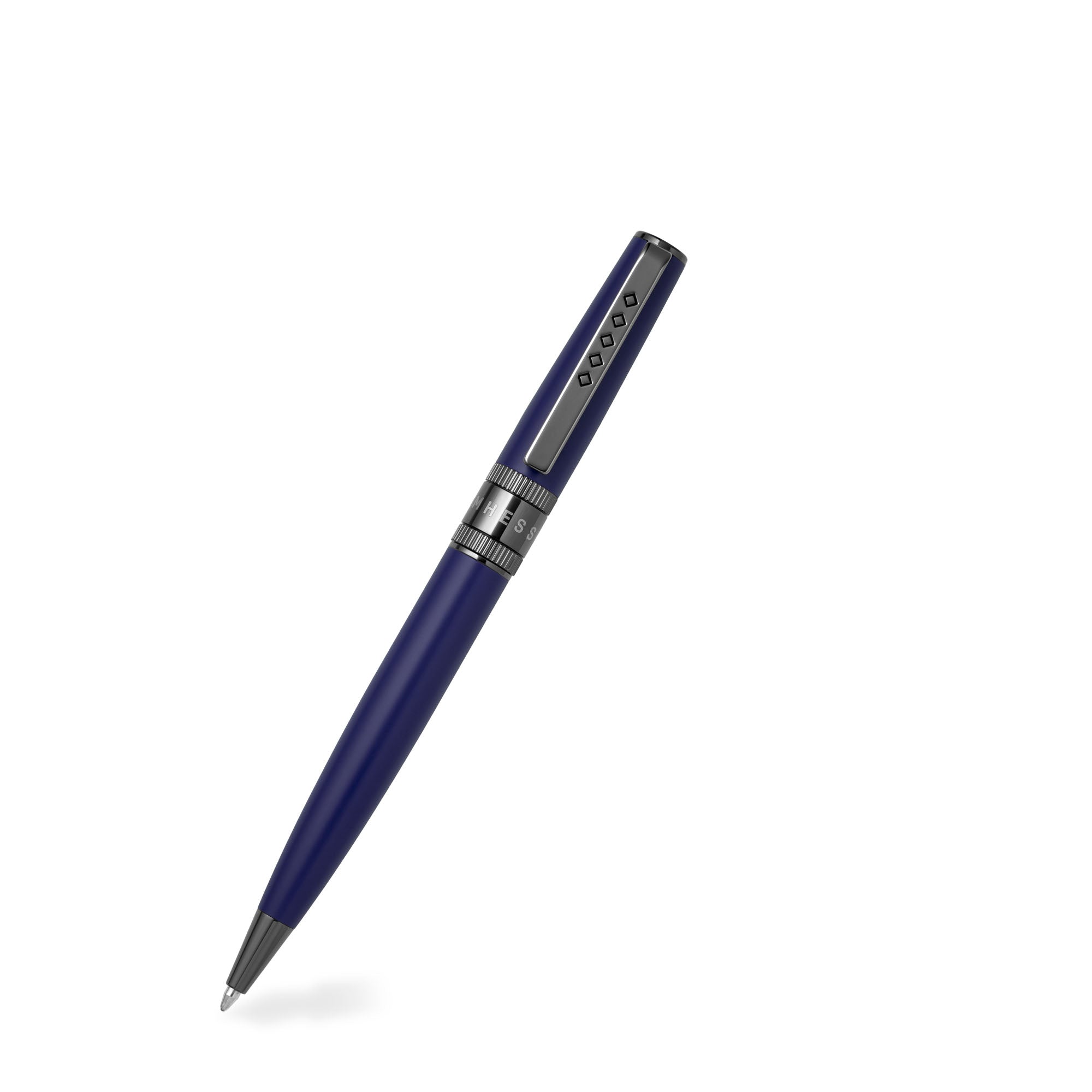 Tom Hessin Rebel Collection Oxford Blue Medium Fountain Pen & Ballpoint Pen Set