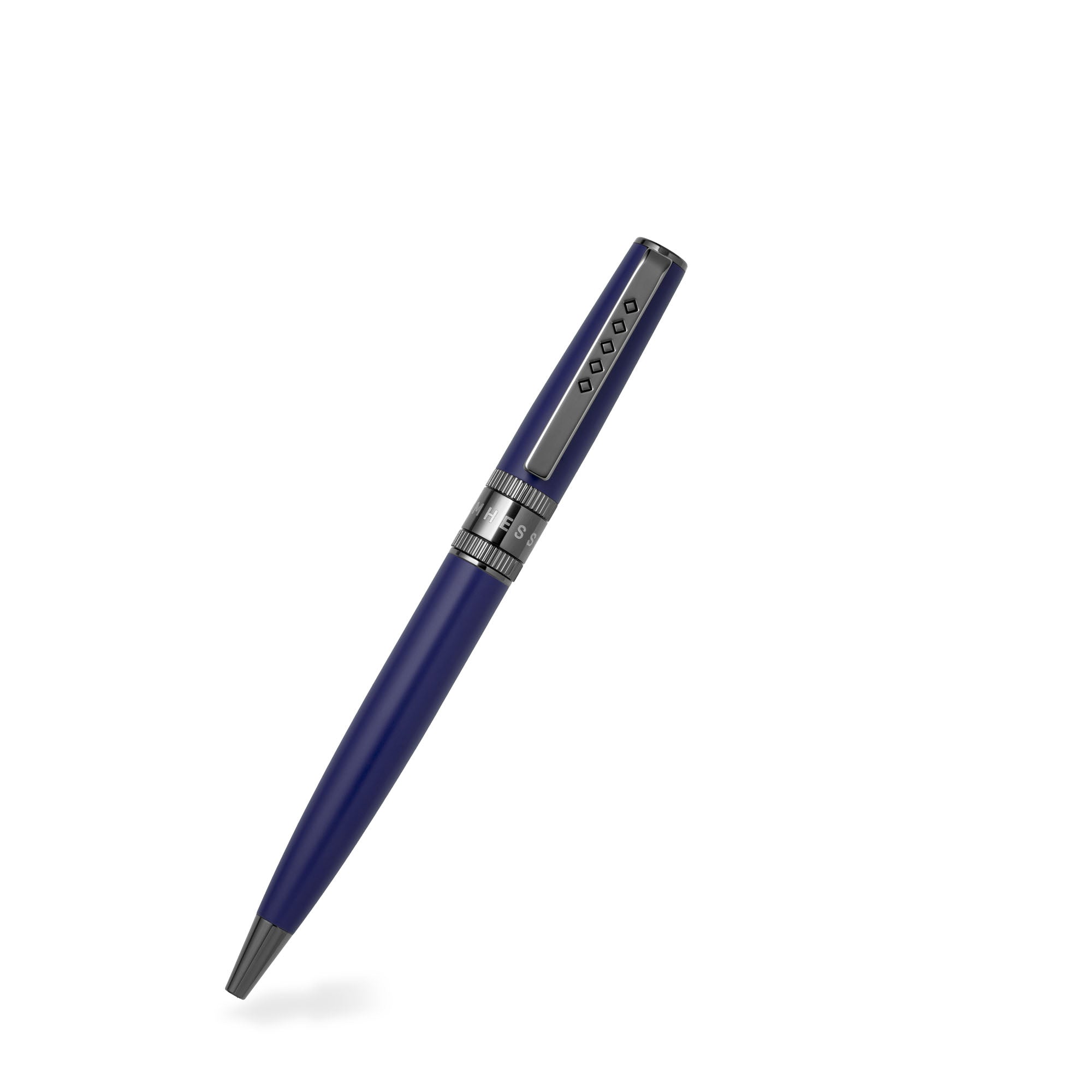 Tom Hessin Rebel Collection Oxford Blue Medium Fountain Pen & Ballpoint Pen Set