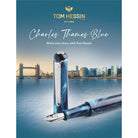 Tom Hessin Charles Collection Thames Blue Iridium Nib Medium