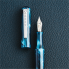Tom Hessin Charles Collection Thames Blue Iridium Nib Medium