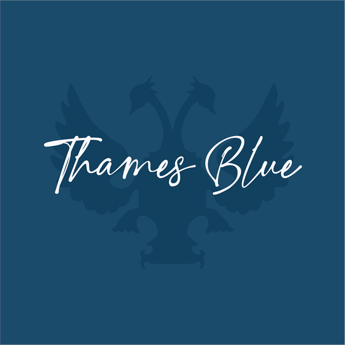 Tom Hessin Charles Collection Thames Blue Iridium Nib Medium