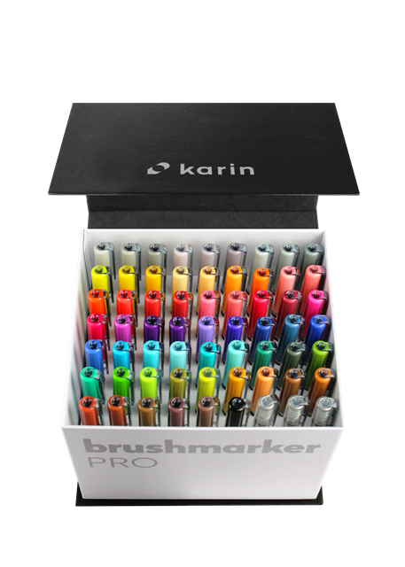 Karin Brushmarker Pro 12 Neon Colors Set