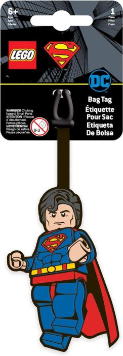 LEGO DC Bag Tag Superman