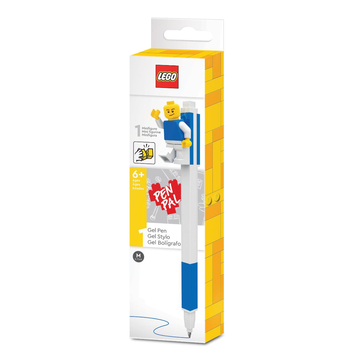 LEGO 2.0 Gel Pens with Minifigure-Blue